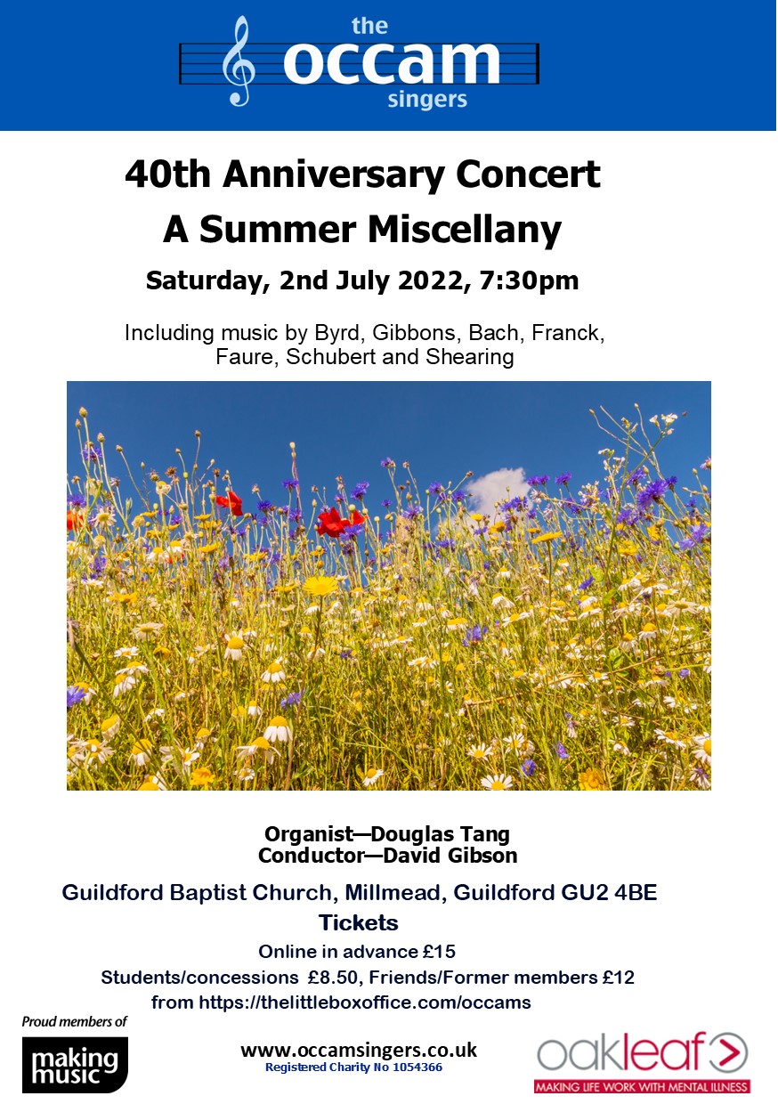 40th Anniversary Concert, A Summer Miscellany